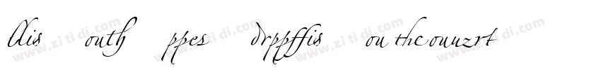 LinotypeZapfino Four字体转换